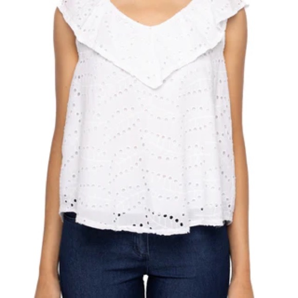 Coral Eyelet Tank - Picture 5 of 8